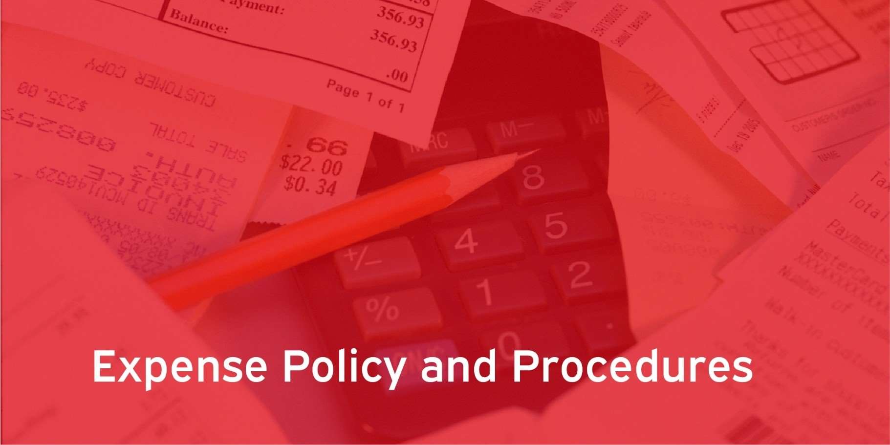 Expense policy and procedures services banner